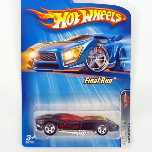Hot Wheels Thomassima III #071 Final Run 1/5 Black Die-Cast Car 2005 - Picture 1 of 1